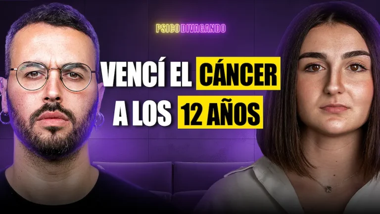 Portada del episodio 25 de Psicodivagando, El Podcast, sobre superación con María.